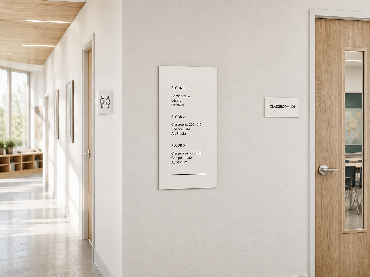 Education signage